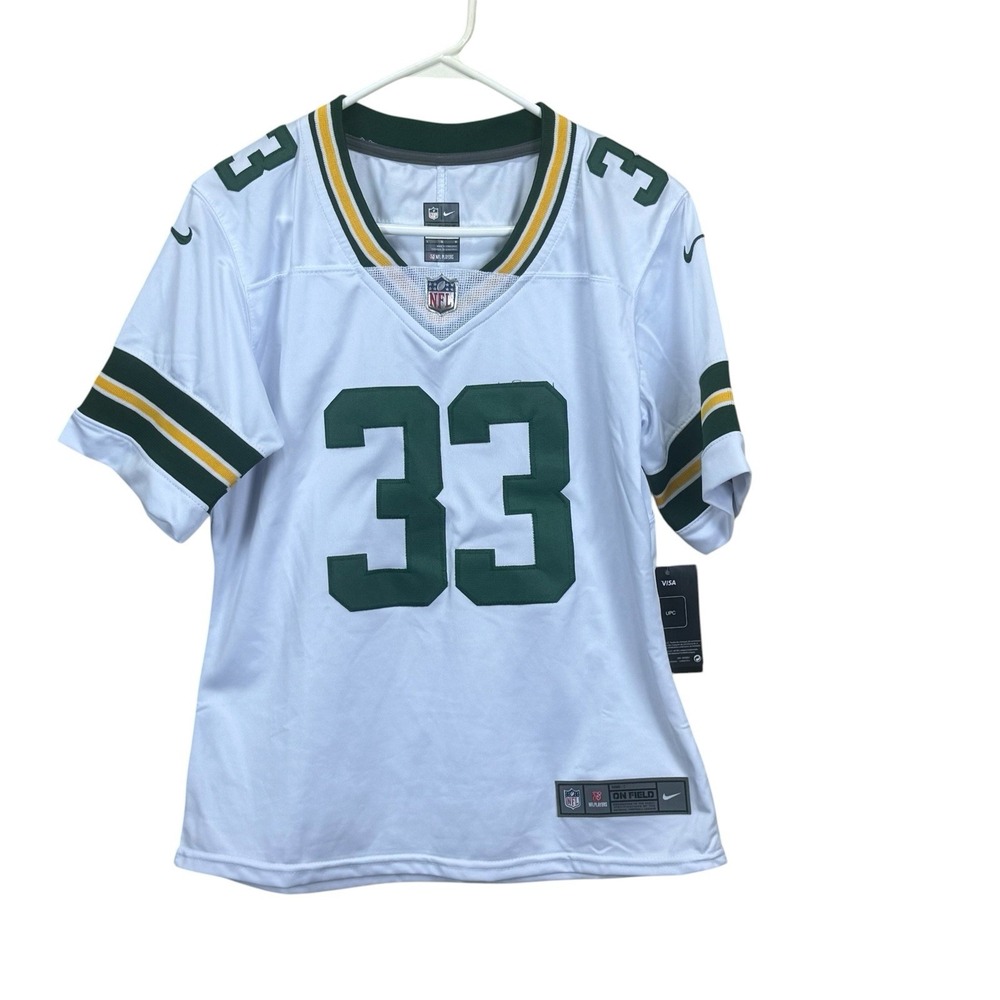 Aaron Jones #33 Green Bay Packers Sewn Nike On Field Jersey Men's Large NWT